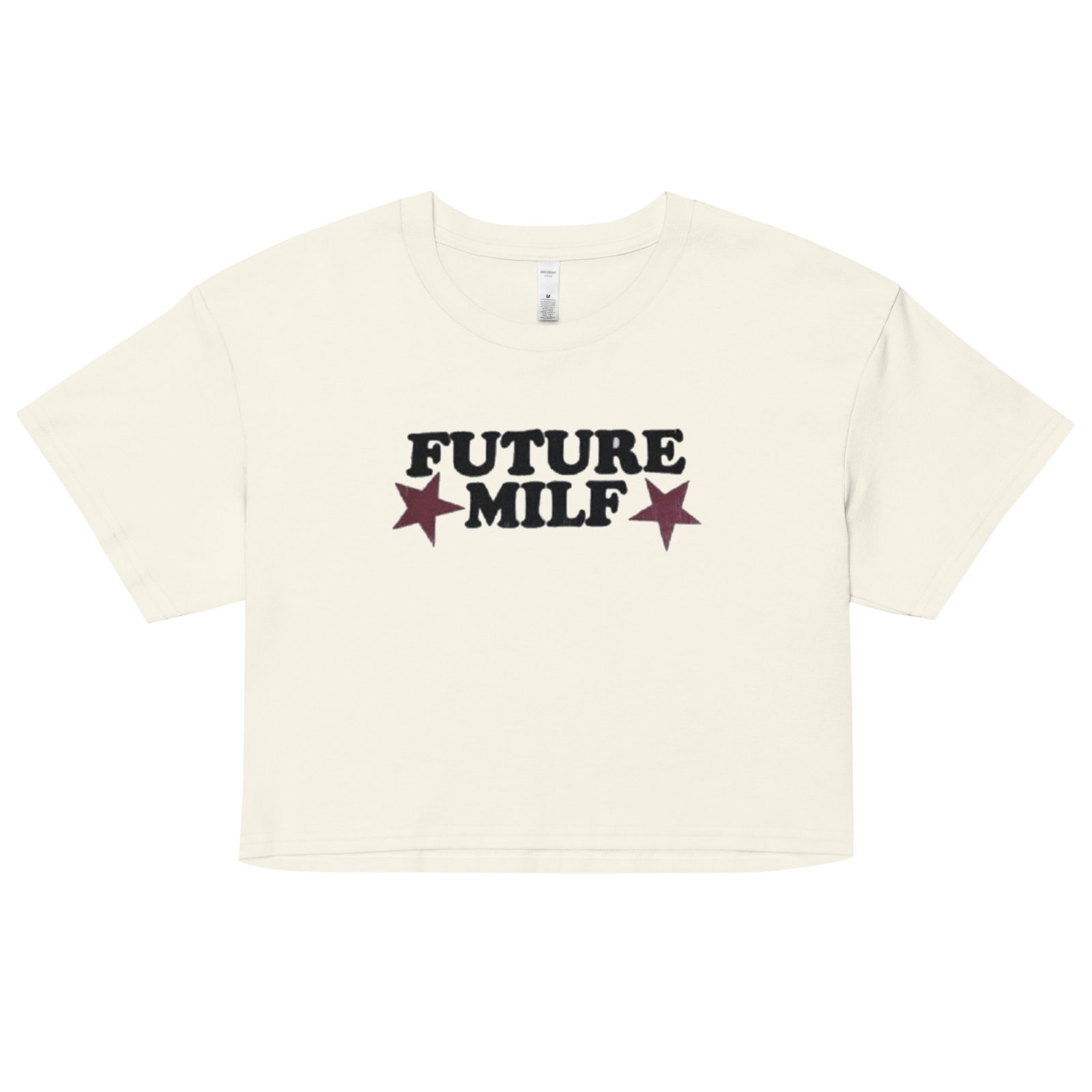 Future MILF Y2K Baby Tee | Hot Mom Energy Retro Cropped Top | Flirty Aesthetic Meme Tee - Image 9