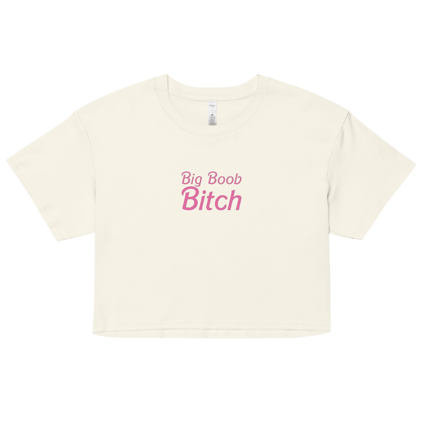 Big Boob Bitch Y2K Baby Tee | Bimbo Energy Retro Cropped Top | Loud & Proud Meme Shirt - Image 11