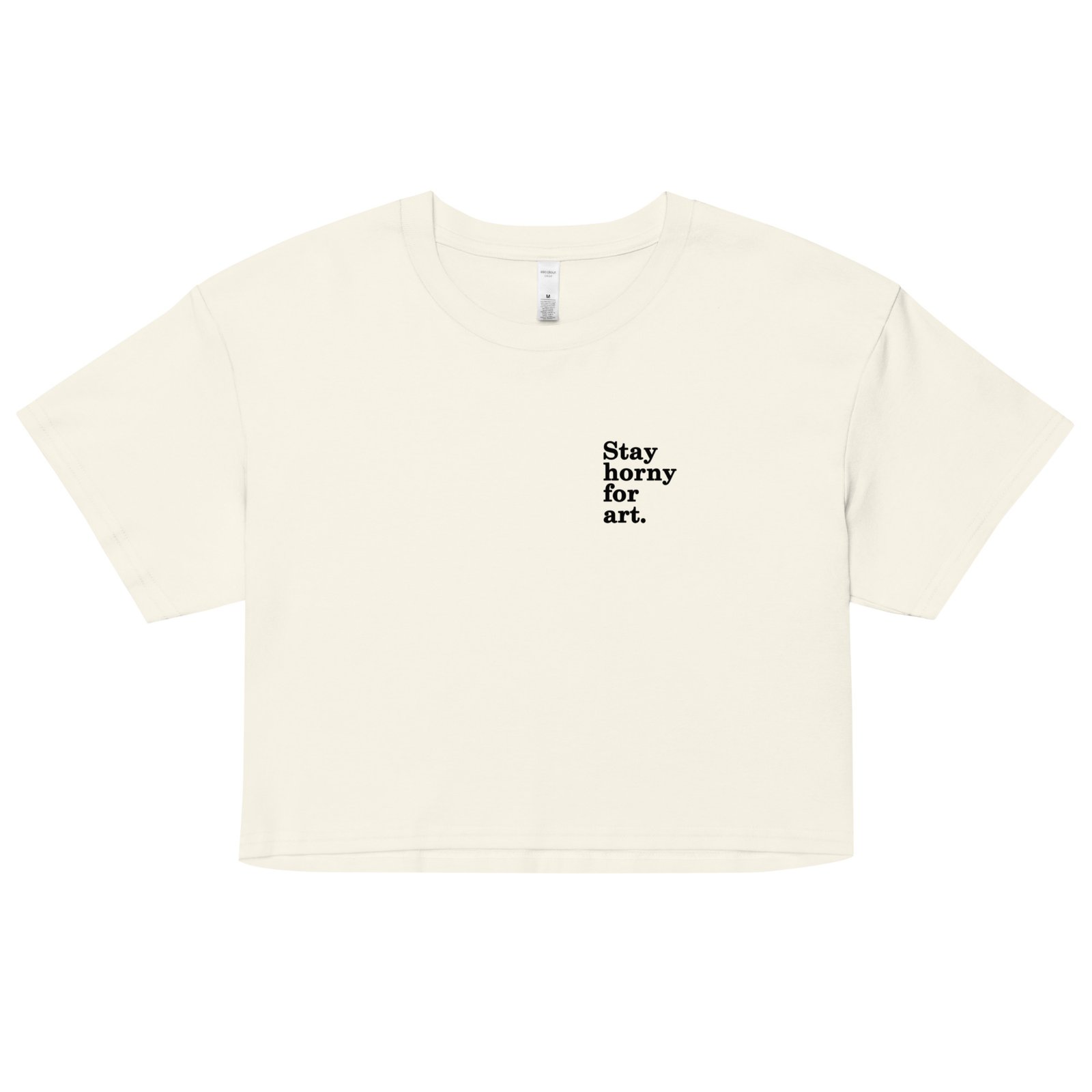 Stay Horny for Art Y2K Baby Tee | Creative Chaos Retro Cropped Top | Lust-for-Life Baddie Shirt - Image 11