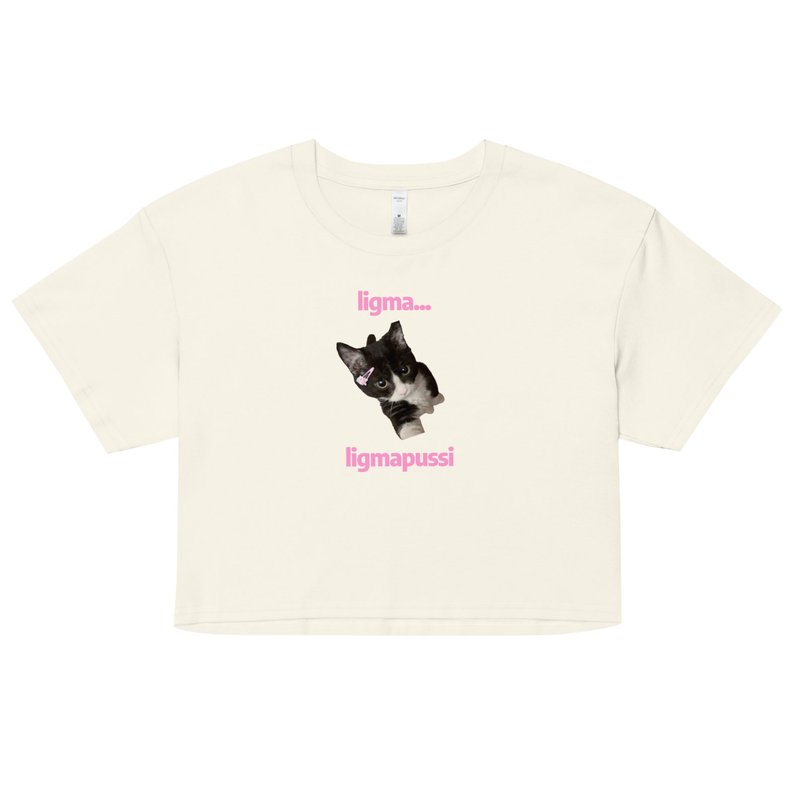 Ligma Pussi Y2K Baby Tee | Bold Meme Girl Retro Cropped Top | Shock Value Baddie Crop Tee - Image 16
