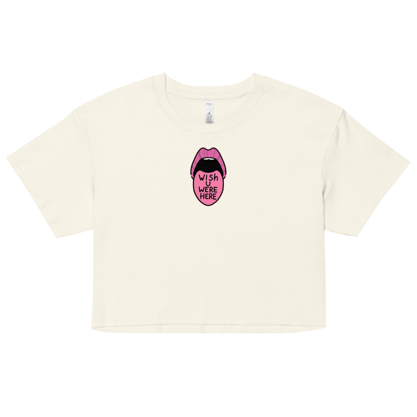 Wish You Were Here Y2K Baby Tee | Lonely Baddie Retro Cropped Top | Dreamy Sadgirl Aesthetic Shirt - Image 19