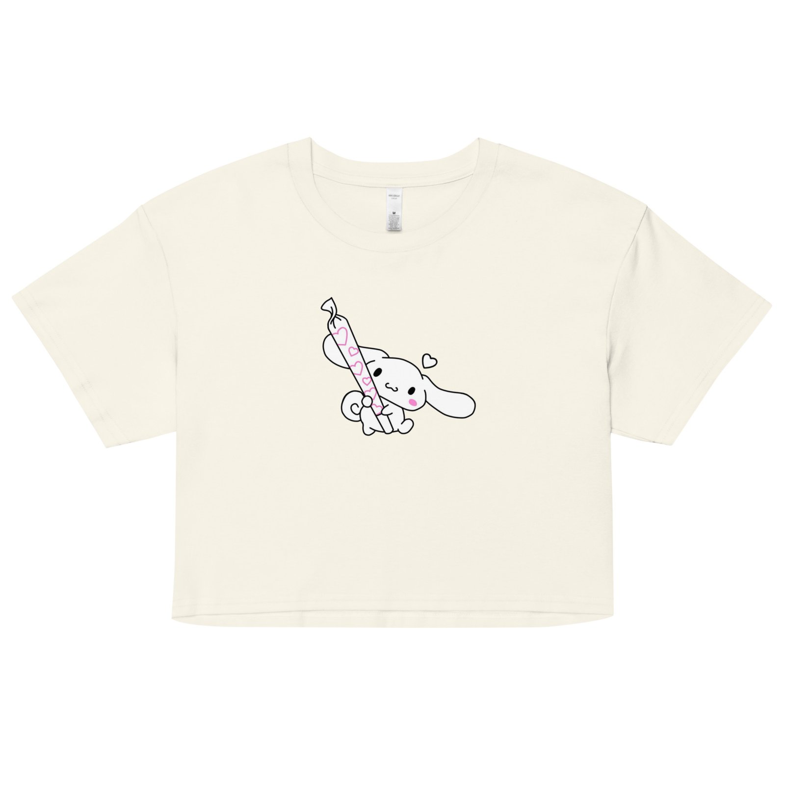 Kawaii Blunt Y2K Baby Tee | Weed Princess Retro Cropped Top | Pink Smoke Meme Girl Tee - Image 15