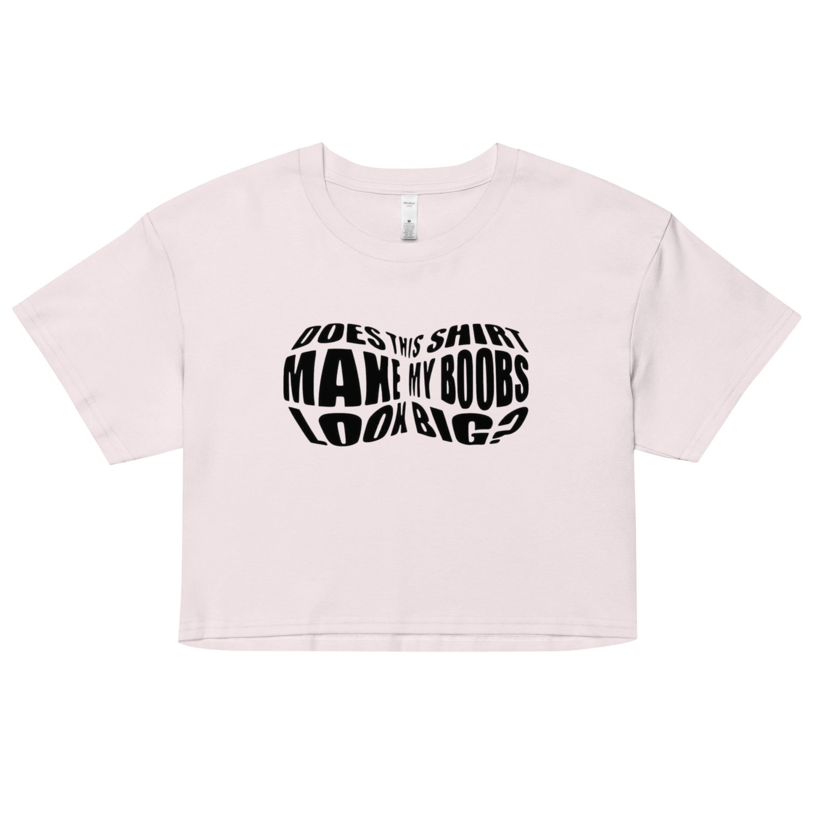 Does This Shirt Make My Boobs Look Big? Y2K Baby Tee | Tease Queen Retro Cropped Top | Flirty Attention-Hungry Meme Shirt - Image 10