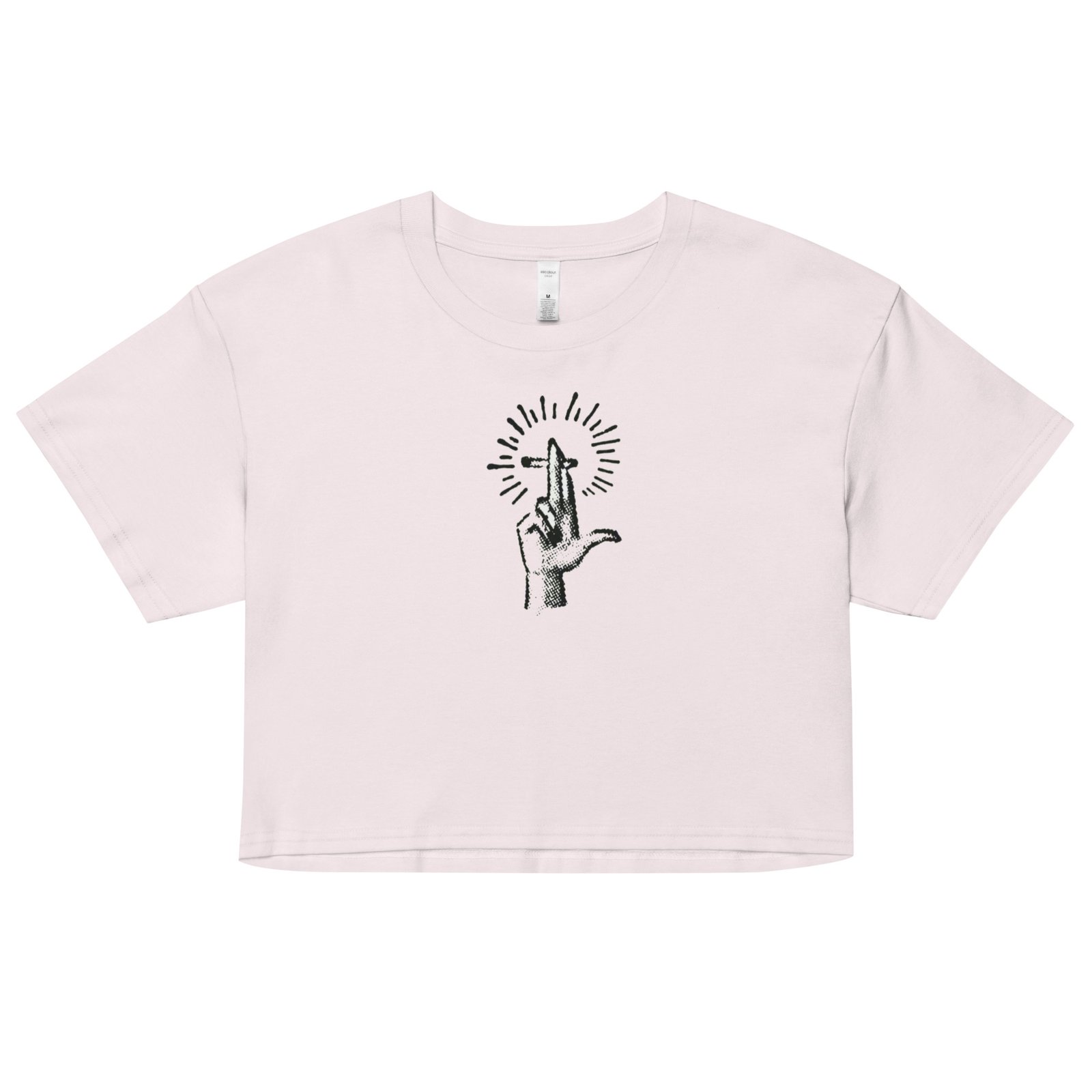 The Holy Cig Y2K Baby Tee | Sacred Vice Retro Cropped Top | Softcore Blasphemy Aesthetic Shirt - Image 8