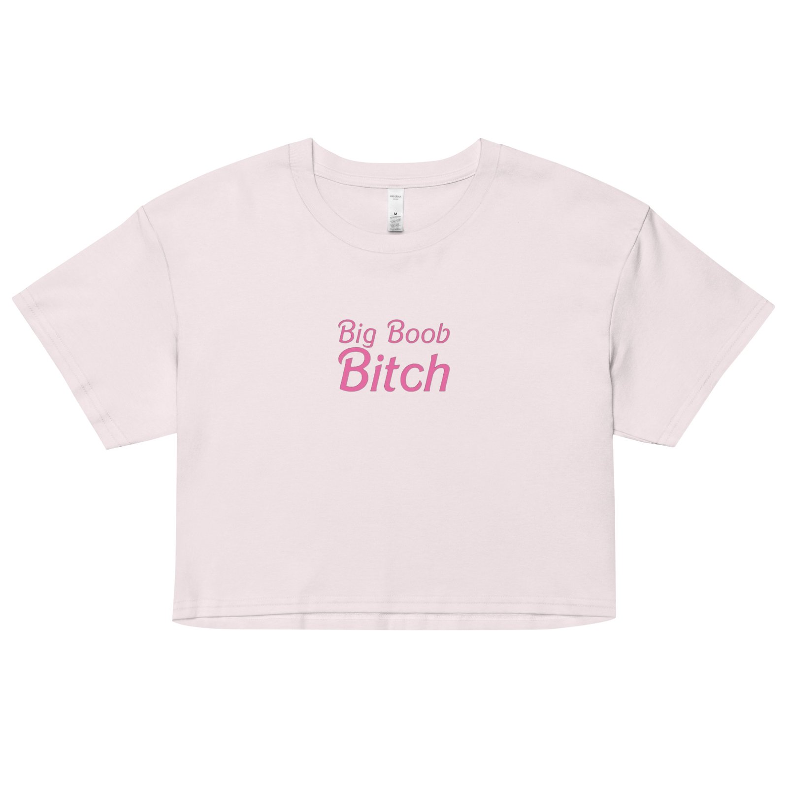 Big Boob Bitch Y2K Baby Tee | Bimbo Energy Retro Cropped Top | Loud & Proud Meme Shirt - Image 9