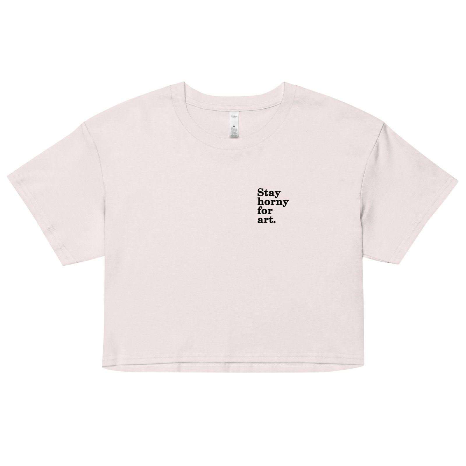 Stay Horny for Art Y2K Baby Tee | Creative Chaos Retro Cropped Top | Lust-for-Life Baddie Shirt - Image 9