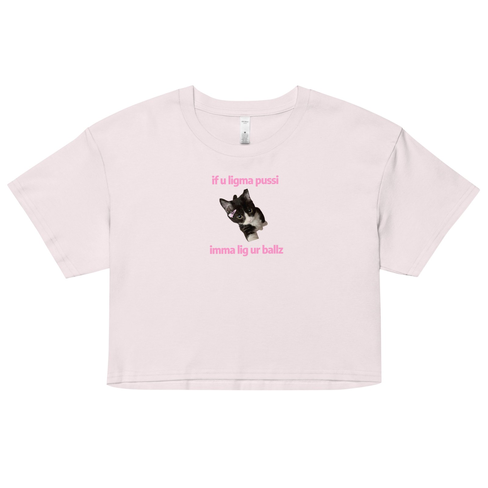 Ligma Pussi Imma Lig Ur Ballz Y2K Baby Tee | Too Much Energy Retro Cropped Top | Slutty Internetcore Tee - Image 13