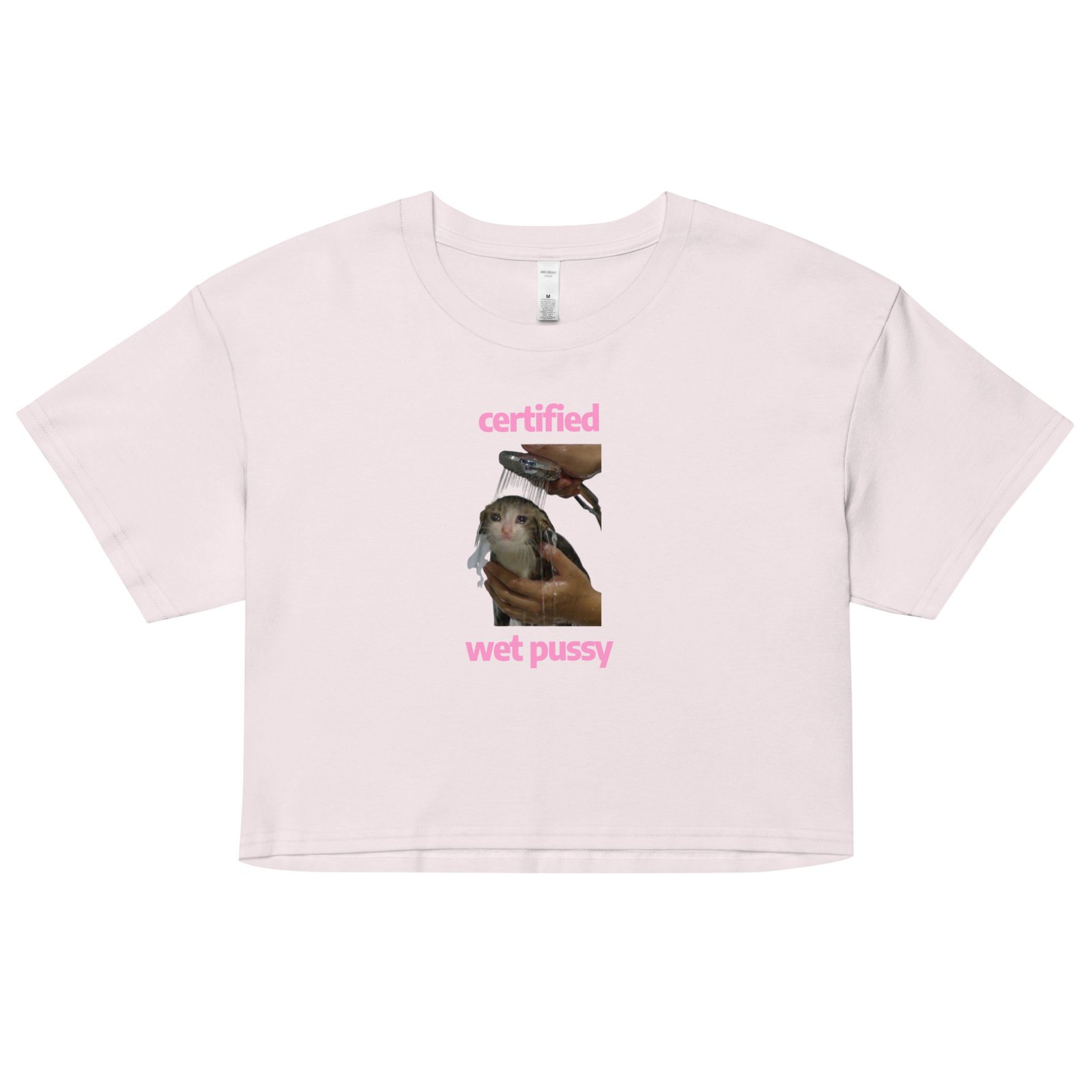 Certified Wet Pussy Y2K Baby Tee | Extra Juicy Bimbo Retro Cropped Top | Hydrated Slutcore Meme Tee - Image 14