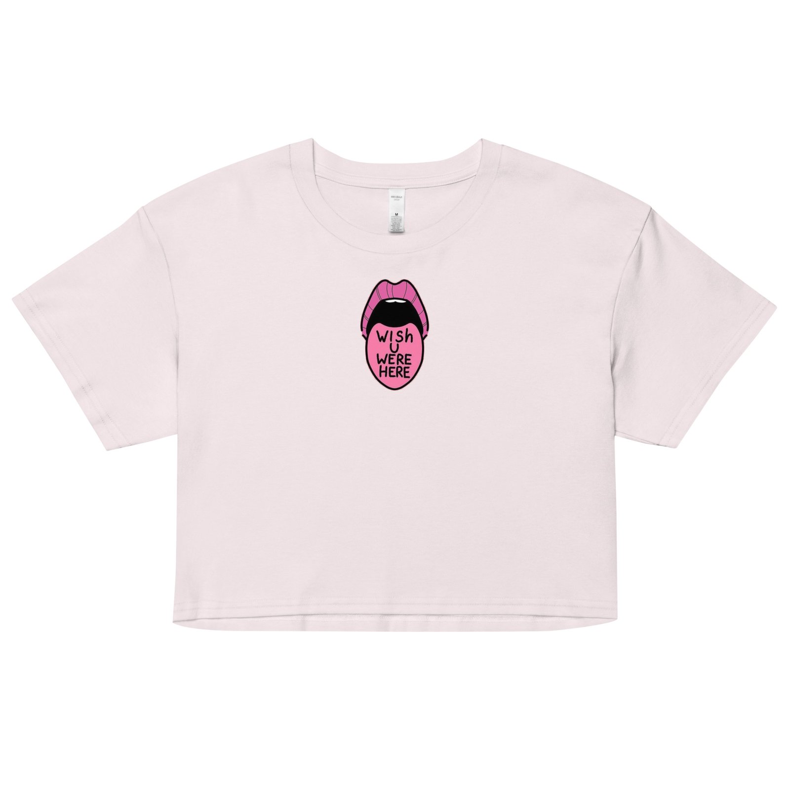 Wish You Were Here Y2K Baby Tee | Lonely Baddie Retro Cropped Top | Dreamy Sadgirl Aesthetic Shirt - Image 17