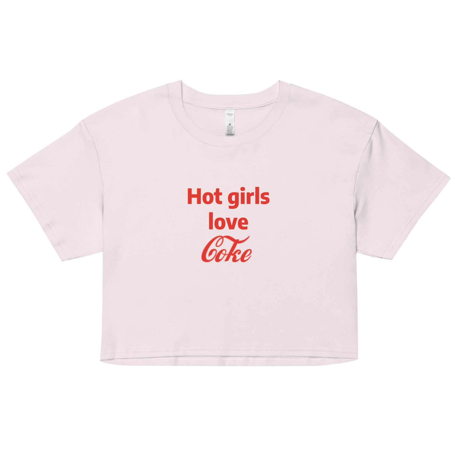Hot Girls Love Coke Y2K Baby Tee | Soft Drink Bimbo Retro Cropped Top | Coca Baddie Club Tee - Image 13