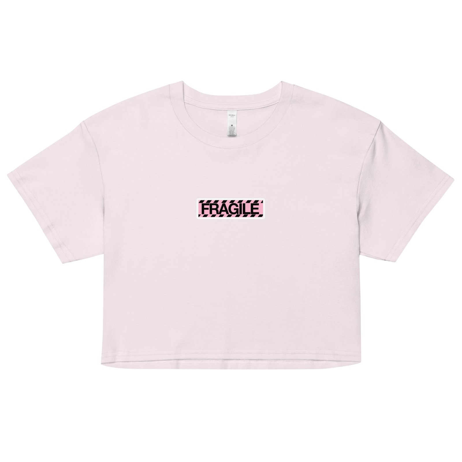 Fragile Y2K Baby Tee | Handle with Care Retro Cropped Top | Sadcore Soft Girl Tee - Image 14