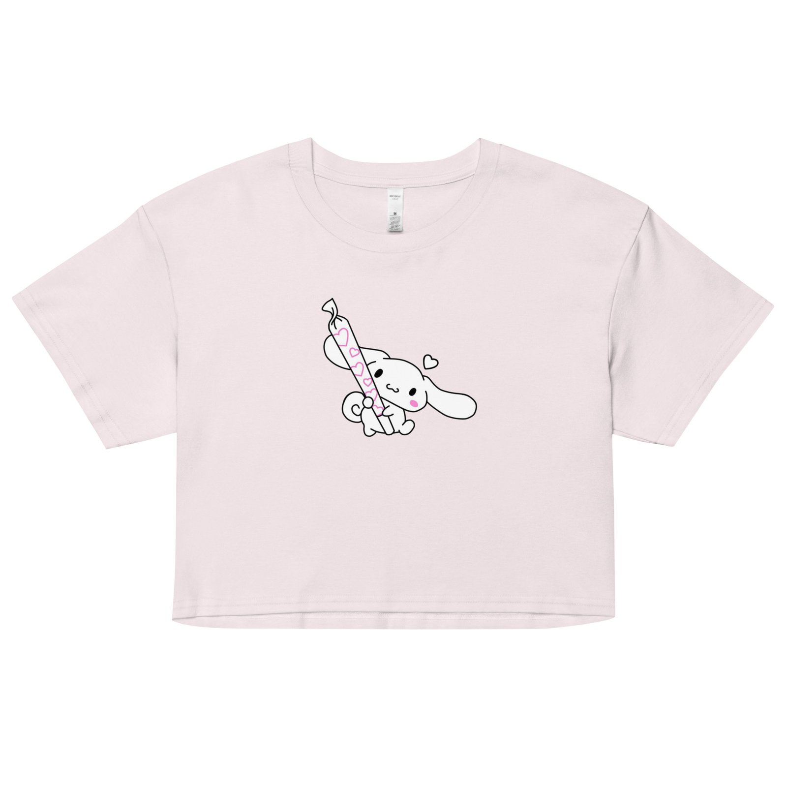Kawaii Blunt Y2K Baby Tee | Weed Princess Retro Cropped Top | Pink Smoke Meme Girl Tee - Image 13