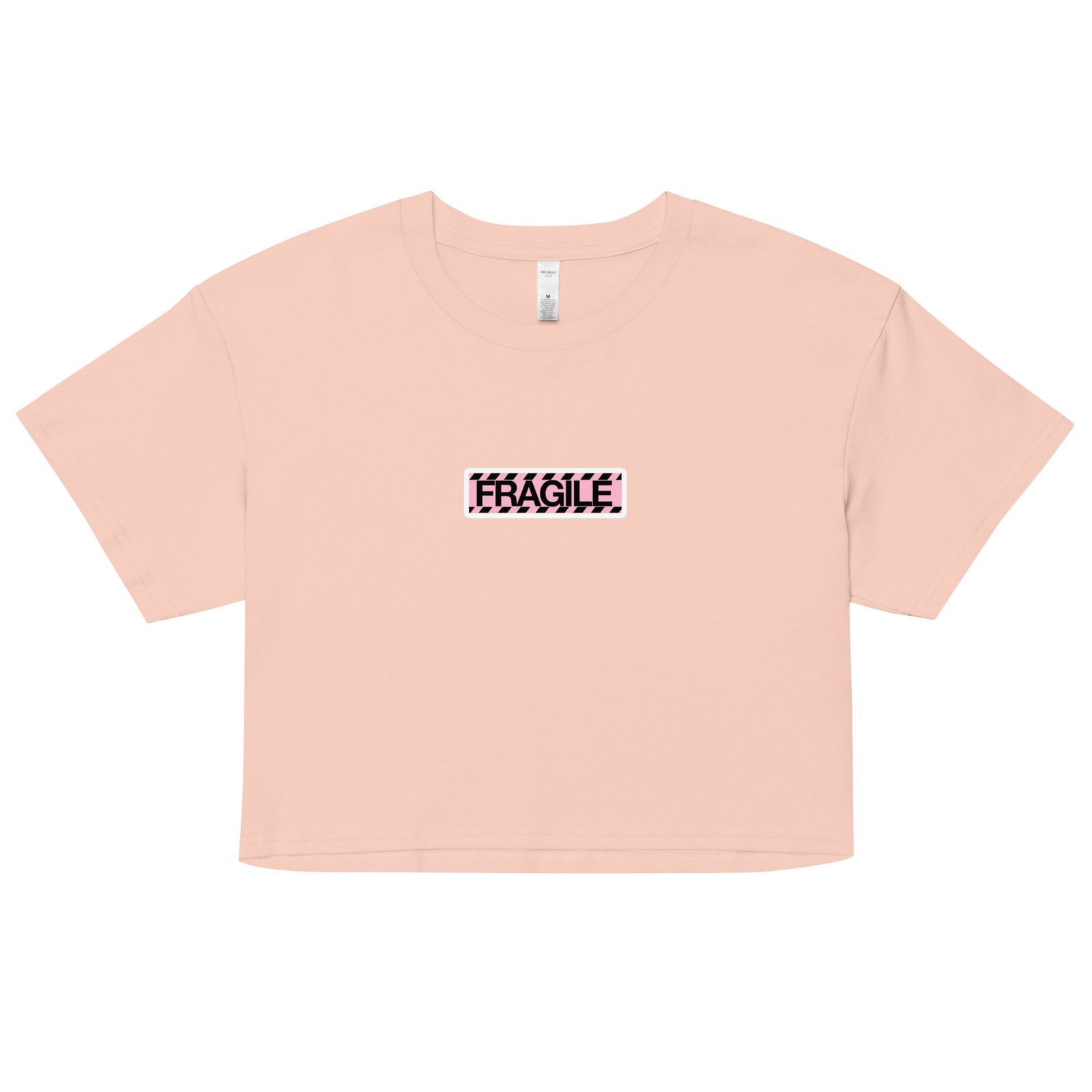 Fragile Y2K Baby Tee | Handle with Care Retro Cropped Top | Sadcore Soft Girl Tee - Image 10