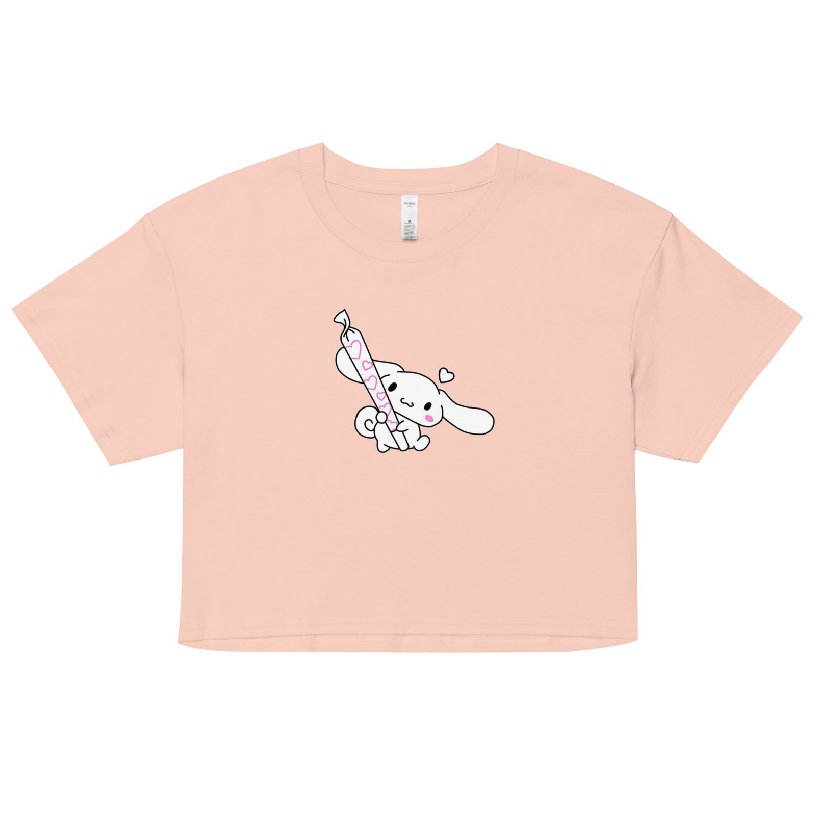 Kawaii Blunt Y2K Baby Tee | Weed Princess Retro Cropped Top | Pink Smoke Meme Girl Tee - Image 9