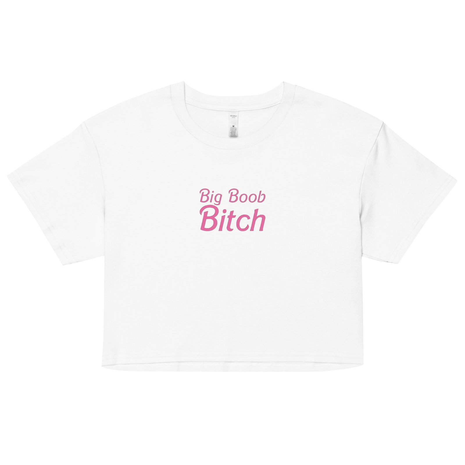 Big Boob Bitch Y2K Baby Tee | Bimbo Energy Retro Cropped Top | Loud & Proud Meme Shirt - Image 15