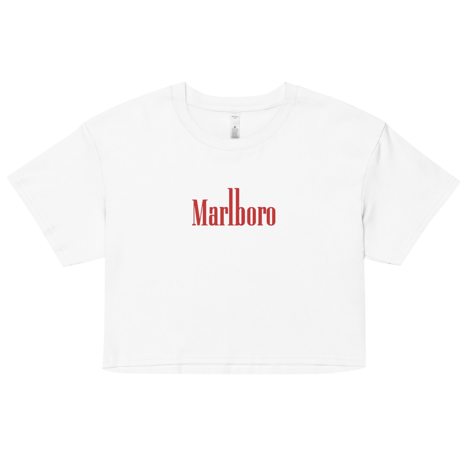 Marlboro Y2K Baby Tee | Cowboy Killer Retro Cropped Top | Cigarette Baddie Aesthetic Shirt - Image 15