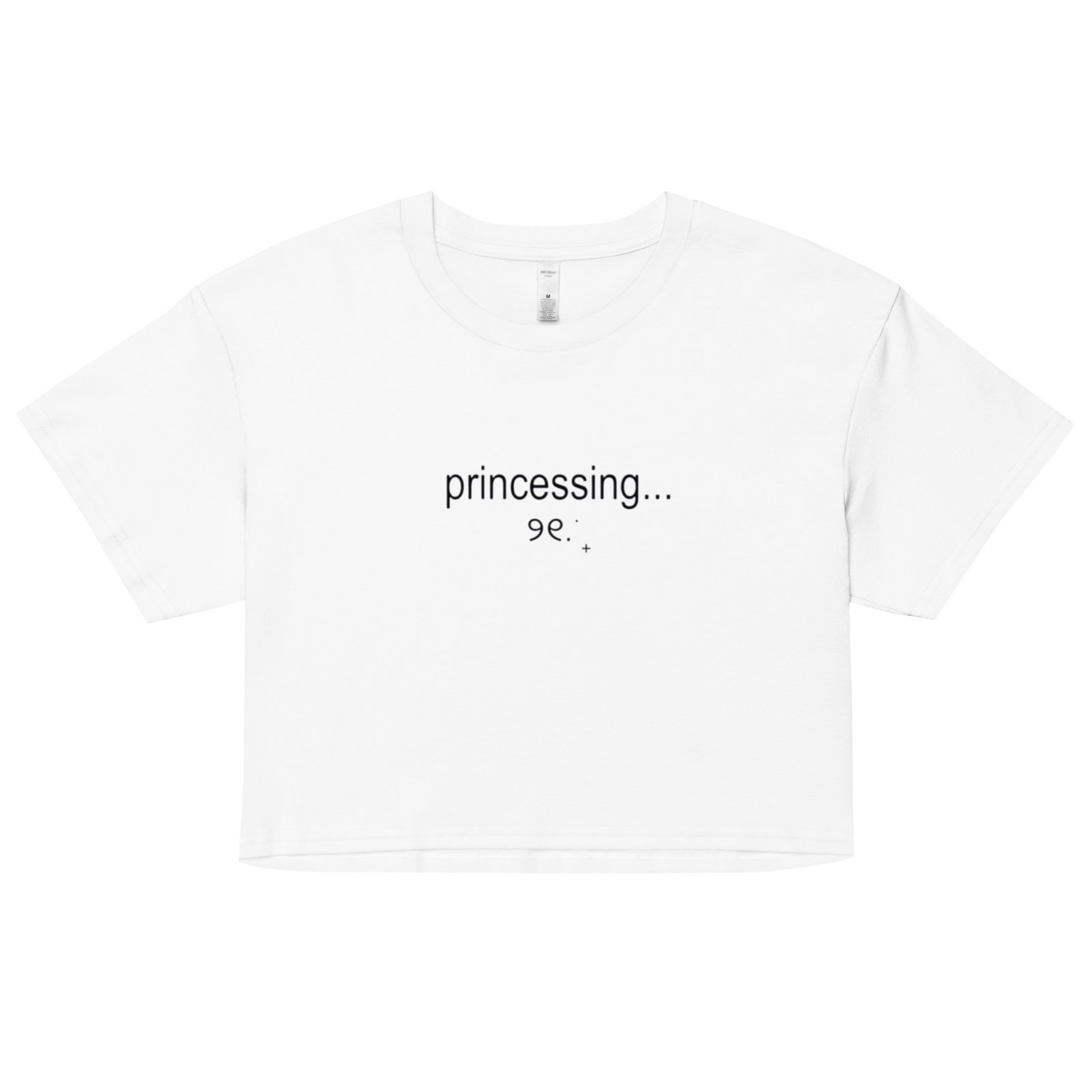 Princessing Y2K Baby Tee | Soft Girl Royalty Retro Cropped Top | Delulu Fairytale Aesthetic Shirt - Image 19