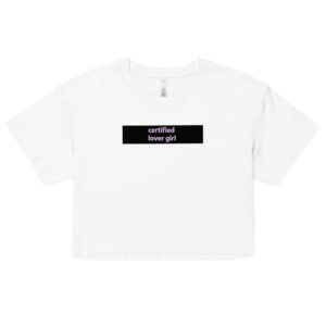 Certified Lover Girl Y2K Baby Tee | Drakecore Romance Retro Cropped Top | Lover Era Alt-Girl Tee